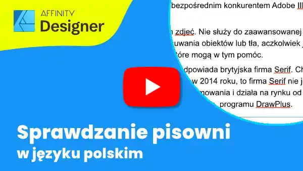 Affinity Designer. Polski słownik